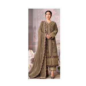 Colección de trajes Georgette Salwar étnicos de calidad superior de diseño moderno Boda DE TRABAJO bordada de Royal Export - Product Image 1