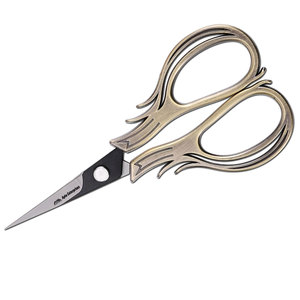 Tijeras de Bordado de Precisión con Función de Iones Negativos, Acero Inoxidable, 4.1 Pulgadas, Garantía de por Vida, para Uso en Peluquerías - Product Image 1