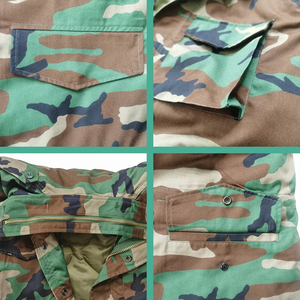 <b>Men's</b> Winter Long <b>Safari</b> Parka Hooded <b>Jacket</b> Coated Stand Collar Waterproof Breathable Windproof 100% Polyester Zipper Closure - Product Image 6