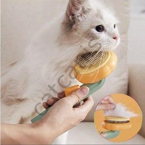 Dream Plus Design zucca pettine abbottonato per animali domestici pulizia automatica spazzola per cani gatto collettore pettine - Product Image 4