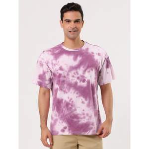 100% cotton T-<b>shirt</b> for men loose fit printed Wholesale Custom Your Brand Logo 100% Cotton Blank Men tie dye acid wash T <b>Shirt</b> - Product Image 4