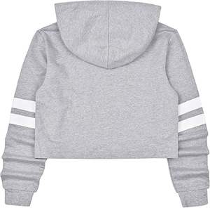 Sudadera con capucha corta para mujer Color sólido con cremallera Estilo Estampado informal para gimnasio Fitness Tallas grandes Diseño OEM para verano - Product Image 2