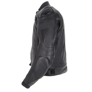 Nueva llegada chaqueta de cuero de la motocicleta para los hombres montando carreras Biker chaquetas de moto de cuero genuino - Product Image 5