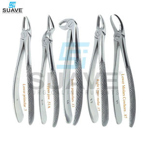 Juego de fórceps de extracción dental Juego de Instrumentos dentales de acero inoxidable para extracción de dientes SUAVE SURGICAL INSTRUMENTS - Product Image 2