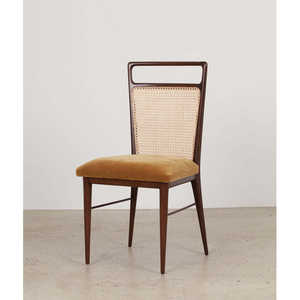 Chaise de salle à manger minimaliste raffinée, cadre en bois clair contemporain avec panneau en contreplaqué pour la maison, le bureau ou la restauration - Product Image 5