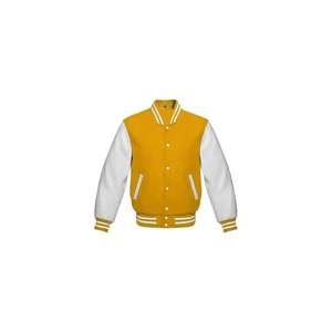 Hommes High Street Style Letterman Varsity Vestes Lycée Baseball Bomber Hiver Chaud Laine Survêtement XL Toile À Capuche Longue - Product Image 5