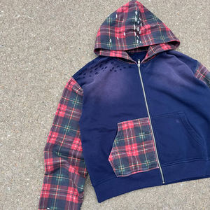 Sudadera Holgada Unisex con Estampado de Letras Coloridas y Diseño Hip-hop Urbano Y2K con Efecto Desgastado por el Sol - Product Image 2