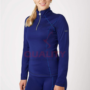 เสื้อฐานขี่ม้าเก็บความร้อนช่วยเพิ่มความยืดหยุ่นให้ความอบอุ่นสวมใส่สบาย - Product Image 1