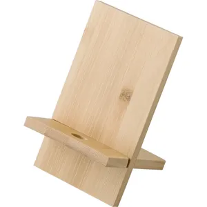 Supporto per Smartphone Ecologico in Bambù, Artigianato in Legno per Gadget - Product Image 1
