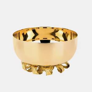 Artistic Metal Serving Bowl Dining Set for Decorative Kitchen <b>Tables</b> - Product Image 2