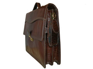 Sac d'ordinateur portable en cuir, sacoche Slim de qualité à un approvisionnement pour un ordinateur portable - Product Image 3