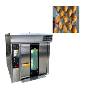 English Instructions 8 Trays Bakery Oven for <b>Bread</b> Motor 1Hp <b>Bread</b> <b>Toaster</b> Altuntop Trolley Rotary Oven Vietnam Factory - Product Image 1