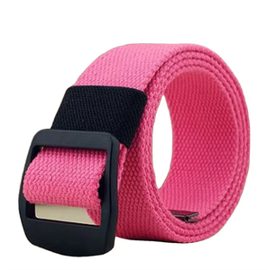 BLT63 C11 universel mode épaissi roulant boucle en métal en gros enfants Polyester ceintures Nylon sangle tissu ceintures - Product Image 3