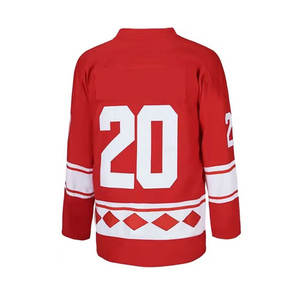 Maillot de hockey sur Offre Spéciale respirant pour adulte Le plus populaire conçoit votre propre maillot de hockey sur glace Logo - Product Image 3