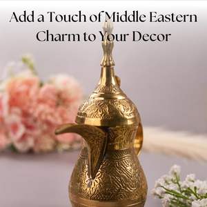 Classic Brass-Style <b>Vintage</b> <b>Ornament</b> for Middle Eastern Home Decoration - Product Image 3
