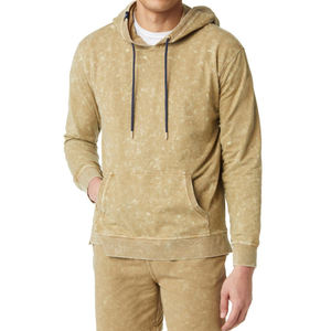 เสื้อมีฮู้ดสำหรับสตรีทโอเวอร์ไซส์ลายล้างกรดแบบไม่ซ้ำใครโลโก้ออกแบบได้ตามต้องการ - Product Image 5