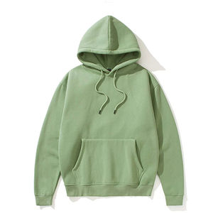 Sweat à capuche de gym personnalisé pour hommes coupe ajustée 100% coton sweat-shirt de sport pour l'entraînement haute qualité hiver à capuche numérique teint uni - Product Image 6