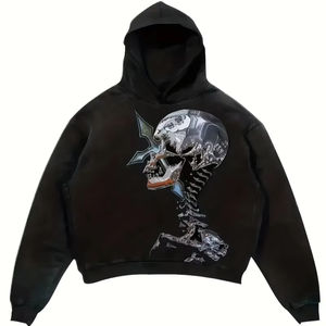 Sudadera con capucha de lana con logotipo personalizado para hombre, productos populares al por mayor, Sudadera con capucha de lana gruesa lisa, mezcla de algodón - Product Image 1