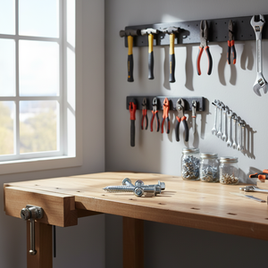 Tornillo de Cabeza Hexagonal Externa de Acero al Carbono Clase 4 PDC, Métrico/Pulgadas, Punta Afilada, Rosca Gruesa para Madera, Estándar DIN, Blanco/Amarillo - Product Image 1