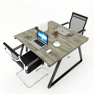 โต๊ะทำงานแบบคลัสเตอร์รุ่น Contemporary Concept II Trapeze II ขนาด 120x120 ซม. รุ่น HBTH013 เฟอร์นิเจอร์สำนักงานทันสมัย สไตล์เมลามีน MFC สำหรับพื้นที่ทำงาน - Product Image 6