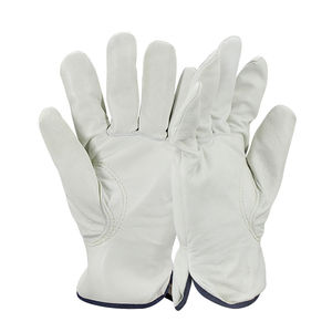 Gants de travail en cuir de qualité supérieure résistants à la chaleur faciles à porter Gants de travail antistatiques antivibrations sans silicone sans poudre - Product Image 1