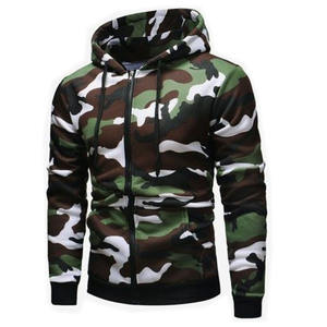 Sweat-shirt à capuche camouflage pour homme, haute qualité, personnalisé, décontracté - Product Image 5
