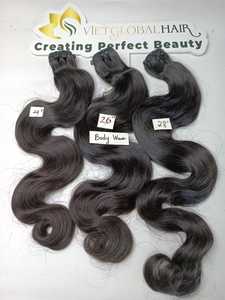 Extensiones de cabello humano virgen vietnamita crudo Color natural Onda del cuerpo Trama Doble dibujado-Precio al por mayor - Product Image 6