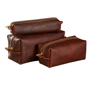 Portefeuille-pochette en cuir véritable pour femmes tendance, protégé par RFID, fermeture éclair en bois, doublure multi-compartiments, sac cosmétique pour usage quotidien - Product Image 6