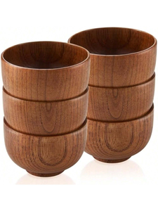 Tazón de Bambú Moderno Hecho a Mano de Primera Calidad |   Tazón de Ensalada Ecológico de Bambú Sólido para Fiestas AZ ENTERPRISES - Product Image 5