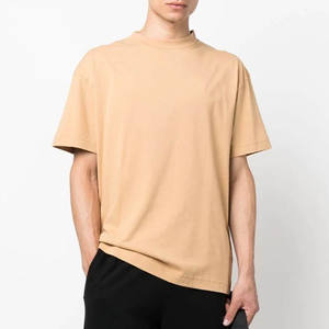 Camisetas extragrandes para hombre, camisetas de algodón de peso pesado, camisetas de manga corta con cuello redondo, ajuste holgado, básico, esencial, suave, clásico - Product Image 5