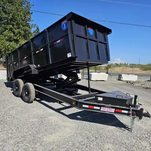 รถพ่วงกึ่งพ่วงสำหรับงานเกษตร ยี่ห้อคุณภาพสูง 4 ล้อ รับน้ำหนัก 100-1000 กก. ขนาด 7X14 สำหรับบรรทุกสินค้าหนัก - Product Image 1