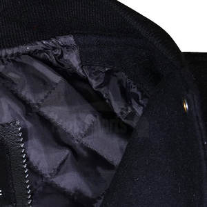 Derniers modèles veste à manches en cuir pour hommes 2024 nouveauté vente en gros confortable veste Lettermen - Product Image 5