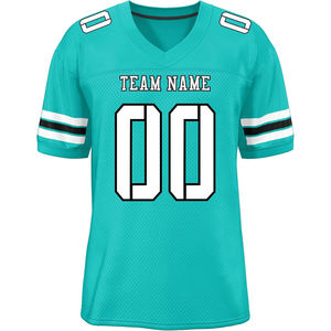 Maillots de football américain personnalisés à séchage rapide, antibactériens, protection UV, en maille polyester respirante, streetwear, clubwear, sportswear - Product Image 5