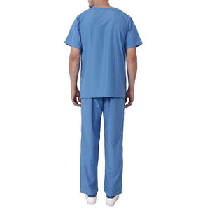 Meilleur design, vêtements de travail unisexes pour hôpital, blouses médicales de haute qualité, tissu en flanelle, confortable, taille XL, pour femmes et hommes, infirmières, courtes - Product Image 2
