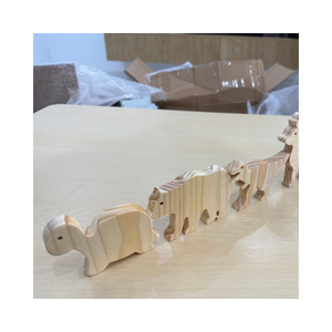 Hot Natural Wooden Hand-made Wooden Animal Mushroom Mixed Decorative Painting <b>Wood</b> Chip Crafts Creative Style Made From Beechwoo - Product Image 6