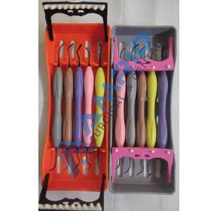 Espátula de relleno de resina compuesta Dental, kit de restauración estética, cuchillo de resina con mango de silicona, instrumentos quirúrgicos dentales - Product Image 6