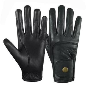 Nuevos guantes de cuero negro de primera calidad para hombres | Guantes suaves y cálidos para conducir en invierno | Elegantes guantes de mano de cuero con pantalla táctil - Product Image 2