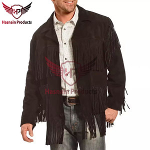 Chaqueta vaquera de cuero marrón para hombre de diseño personalizado Premium-Chaqueta de cuero para hombre estilo motocicleta desgastada Chaqueta de cuero marrón - Product Image 6