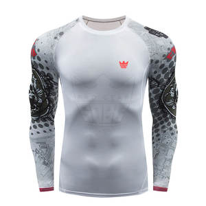 2024 haute qualité hommes Compression natation porter Rash Guard conception personnalisée hommes Rash Guard - Product Image 1