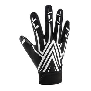 Guantes de fútbol de muñeca ajustables unisex Logotipo personalizado Impresión Diseño profesional Empuñaduras impresas para fútbol americano - Product Image 5