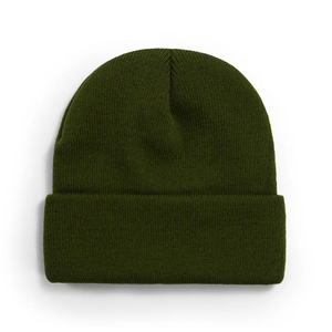 Wholesale Women Men Acrylic Winter Warmly Knitted Beanie Hat Solid Color Team Sport Skull <b>Cap</b> Beanie Hat - Product Image 1