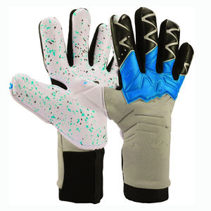 Nouveaux gants de gardien de but professionnels avec Latex allemand de football lisse Latex de 4mm d'épaisseur avec bout des doigts pour des performances optimales - Product Image 3