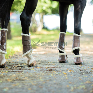 Botas de montar ecuestres con características de choque que ofrecen protección contra tendones y fetlock especialmente diseñadas y fabricadas - Product Image 3