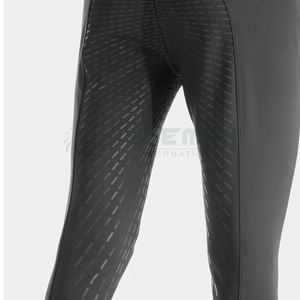 Collants équestres confortables en tissu doux au toucher sécurisés à taille haute pour femmes, idéaux pour l'équitation et les activités de plein air - Product Image 6