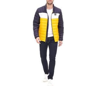 Meilleur fournisseur Veste bouffante style High Street pour homme Col montant Manches longues Longueur régulière Toile d'hiver Offre Spéciale - Product Image 3