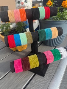 กำไลโลหะกำมะหยี่ขายส่งกำไลข้อมือของขวัญ haldi mehendi Sangeet กำไลแฟชั่นสร้อยข้อมือของขวัญ dholki - Product Image 2