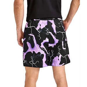 Summer Trendy Boardshorts pour hommes Quick Dry Waterproof Cotton with Tie Dye Sublimation Digital Printing for Beach Swim Fishing - Product Image 3