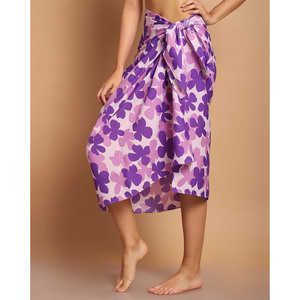 OEM Wrap Sarongs Fabricante Pakistán Elegante Ropa de playa Esencial para mujeres Ajuste cómodo para trajes casuales de verano - Product Image 3