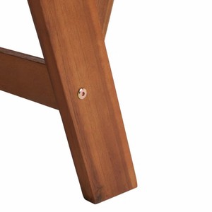 Sofá de Patio de 3 Plazas, Madera de Teca Maciza, Cojines de Espuma, Color Personalizado, para Muebles de Exterior, Patio, Hotel - Product Image 4