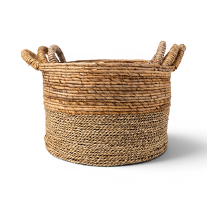 Panier de rangement bicolore pour linge, taille moyenne - Product Image 2
